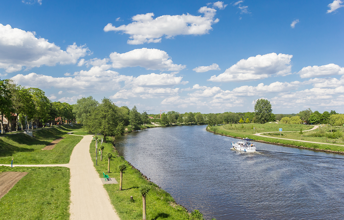 Maritime Szenerie in Norddeutschland